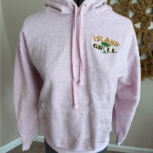 Just Hoods Light Pink Hoodie Size Small EUC